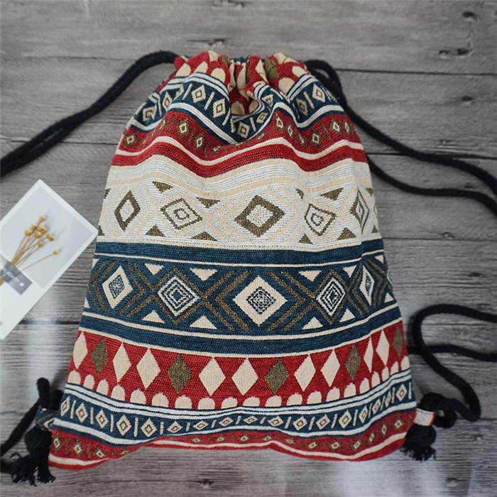 Boho Aztec Drawstring Bags