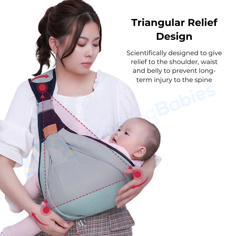 BubSling - Easy Pain-Free Snap-On Baby Sling Carrier