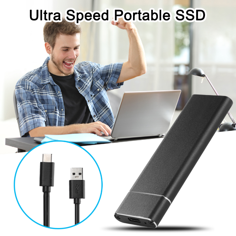 Buy 1 Get 1 Free Only Today PORTABLE EXTERNAL SOLID STATE DRIVE, UP TO 1050MB/S, COMPATIBLE WITH PC, MAC, PS4 & XBOX