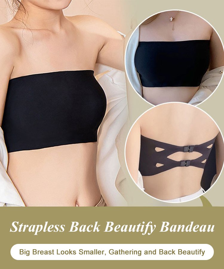 Buy 1 Get 1 Free - Strapless Ice Silk Seamless Anti-Skid Bra