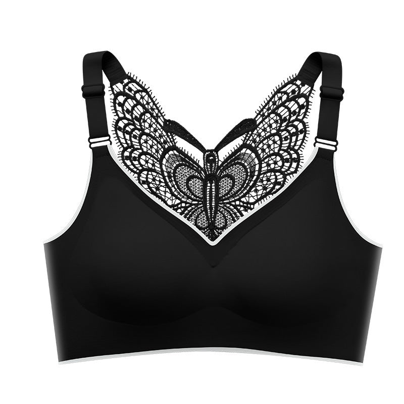 Buy 1 Get 2 Free - BUTTERFLY EMBROIDERY WIREFREE BRA