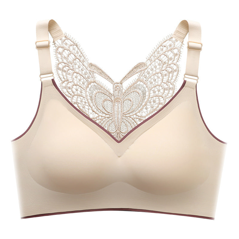 Buy 1 Get 2 Free - BUTTERFLY EMBROIDERY WIREFREE BRA