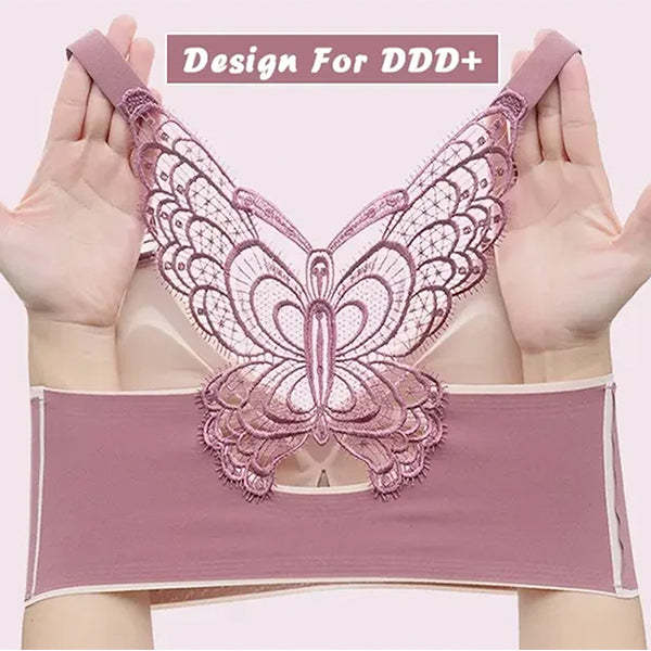 Buy 1 Get 2 Free - BUTTERFLY EMBROIDERY WIREFREE BRA