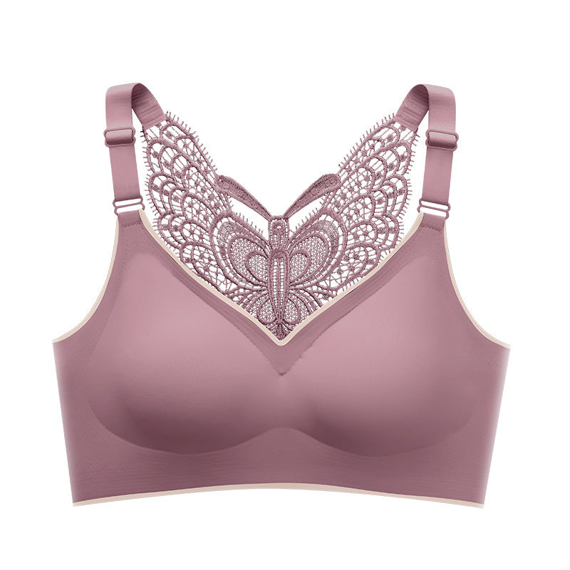 Buy 1 Get 2 Free - BUTTERFLY EMBROIDERY WIREFREE BRA