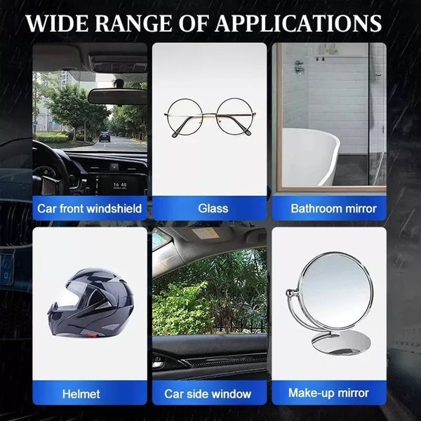 CAR GLASS ANTI-FOG RAINPROOF AGENT