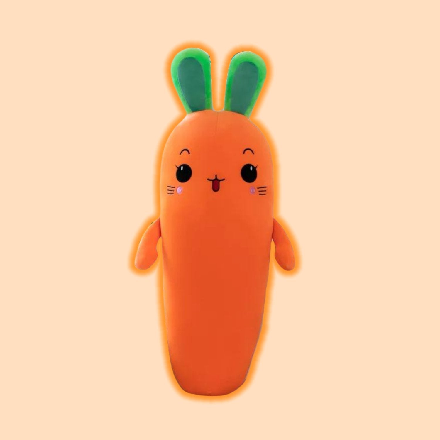 Carrot Vegetable Soft Stuffed Plush Pillow Toy