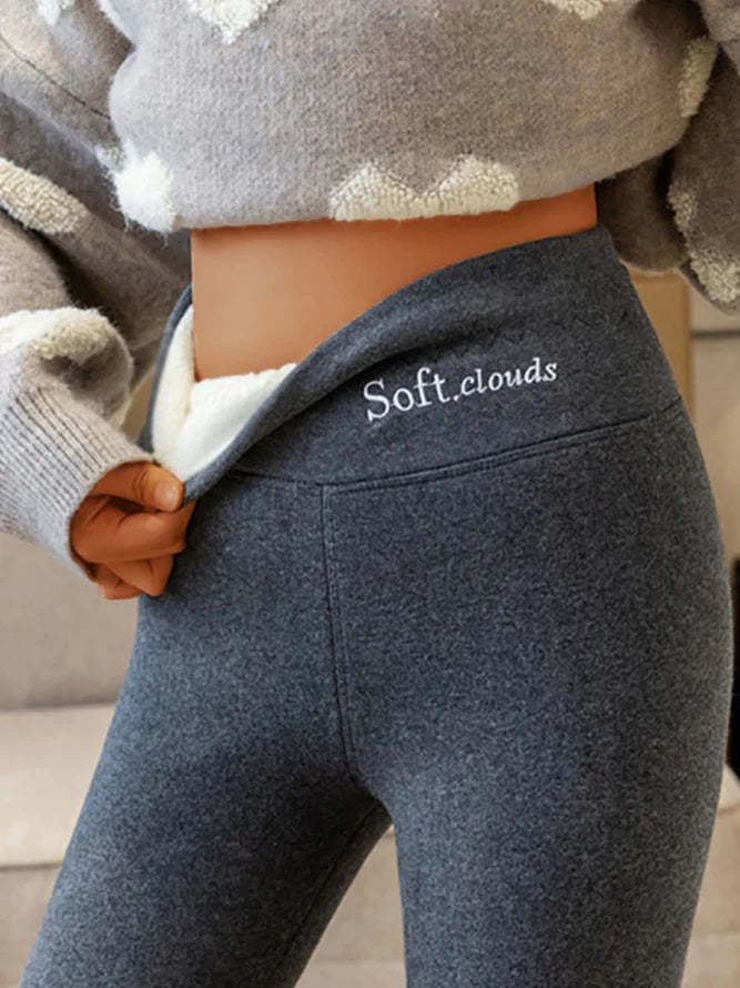 Casual Warm Winter Solid Pants