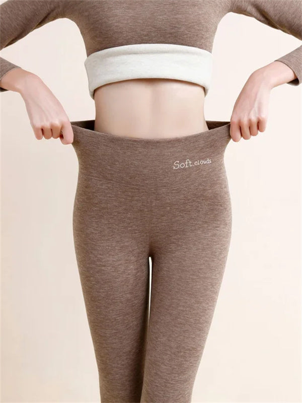 Casual Warm Winter Solid Pants