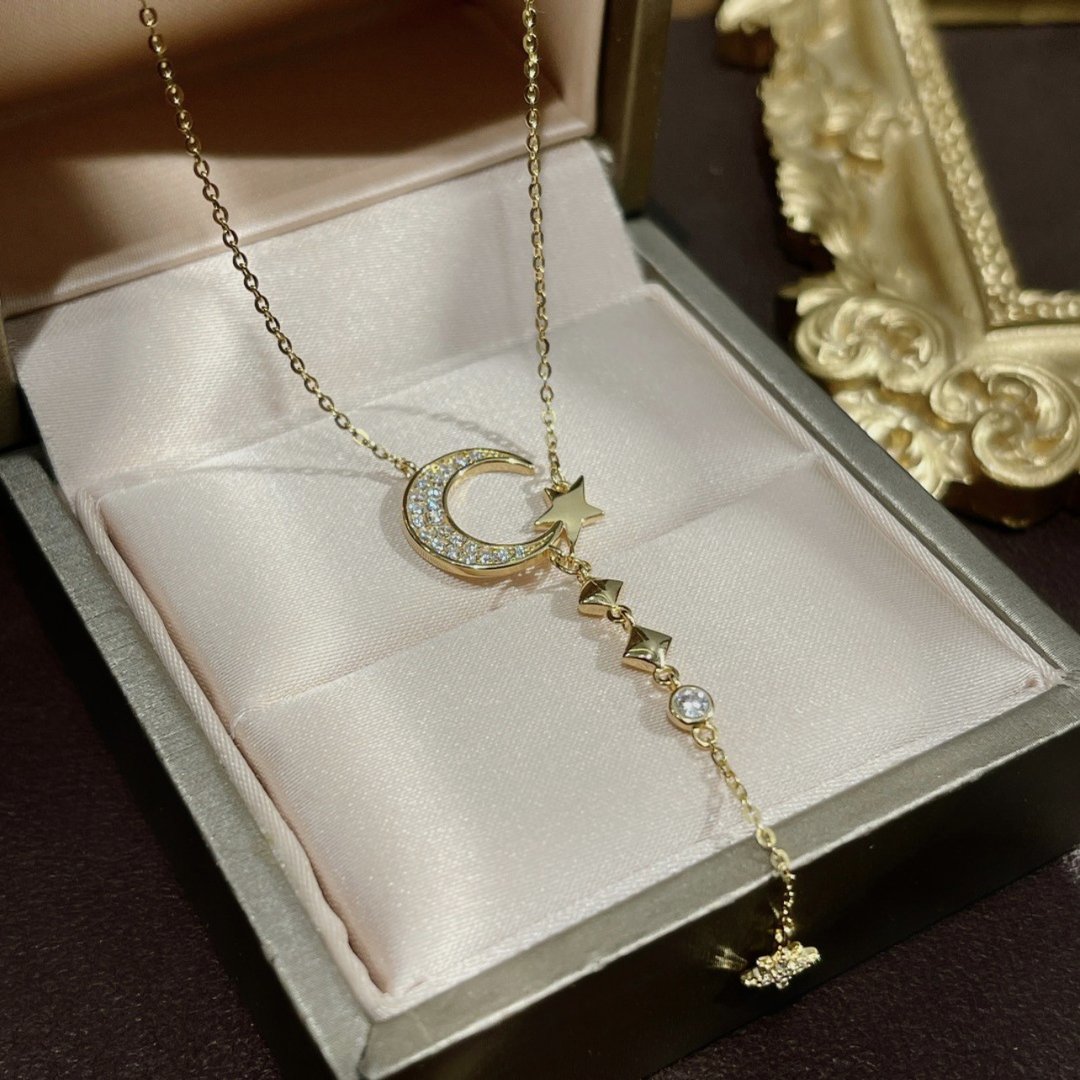 Celestial Brilliance Lunar Necklace