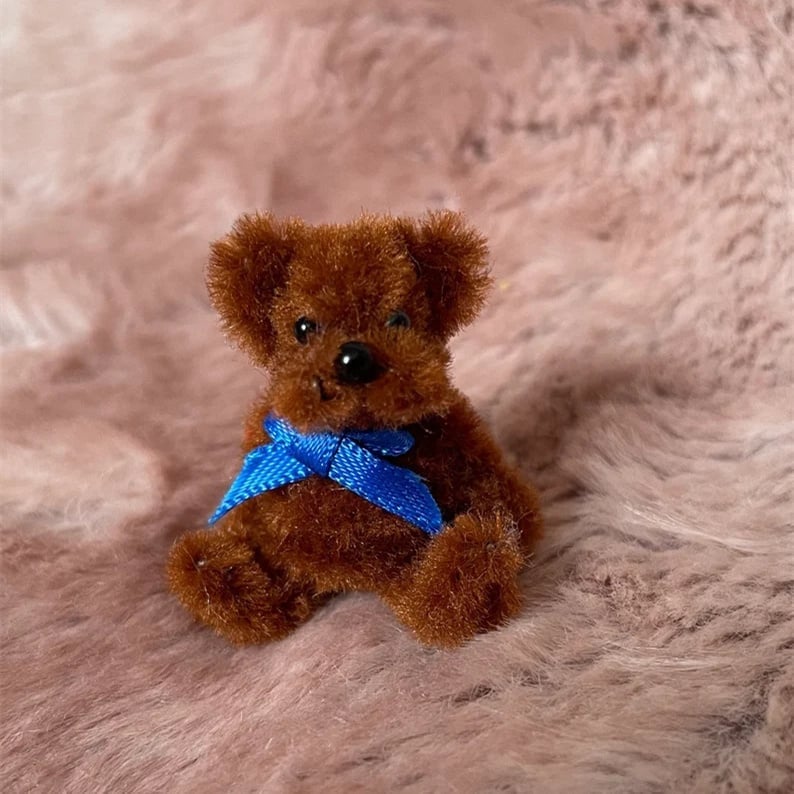 Centennialvote Tiny Handmade Teddy Bear