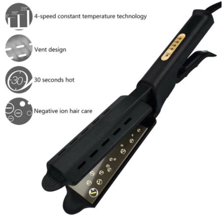 Ceramic Tourmaline Ionic Flat Iron Hair Straightener