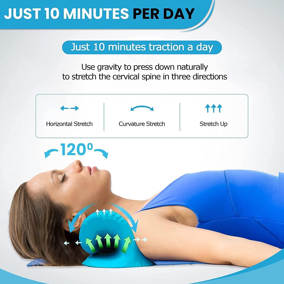 Cervical Neck Traction Pillow