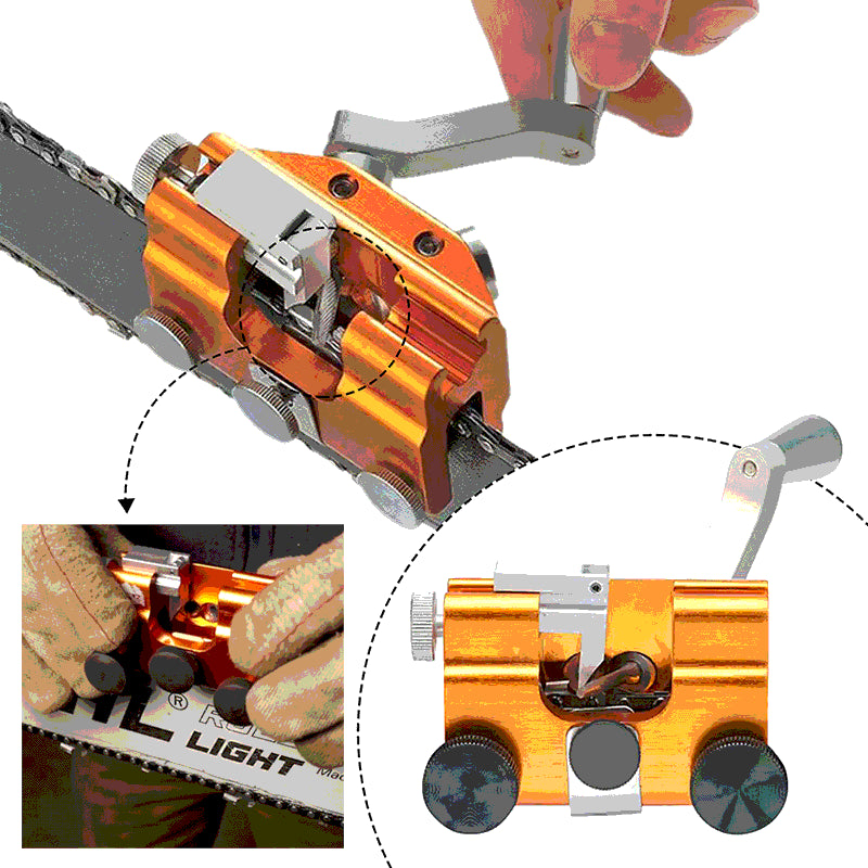 Chainsaw Chain Sharpening Jig