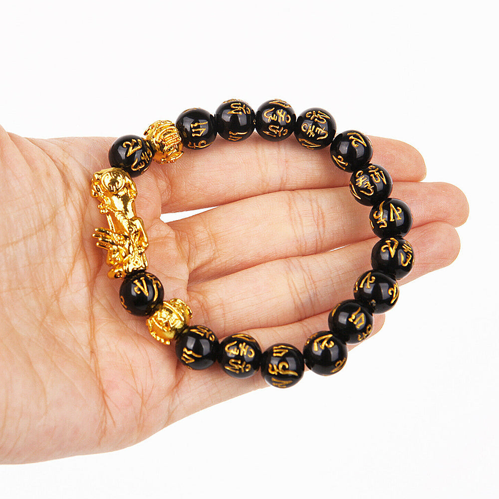 Charismalism FengShui Pi Xiu Obsidian Bracelet