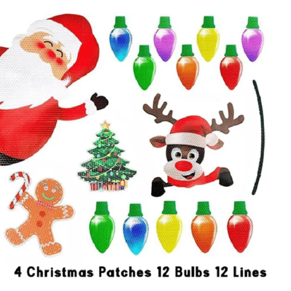 Christmas 49%discount-Magnet Reflective Light Bulb Decorations