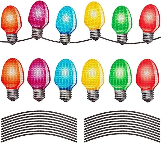 Christmas 49%discount-Magnet Reflective Light Bulb Decorations