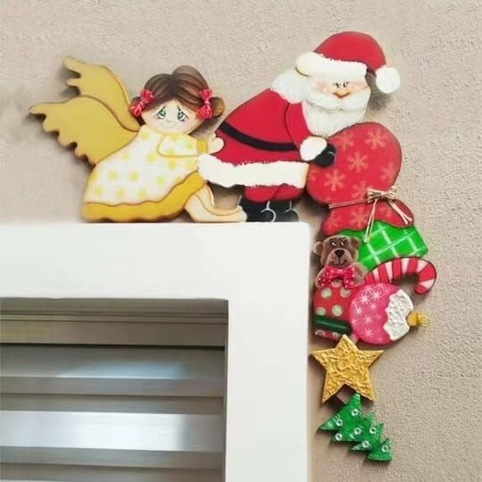 Christmas door frame decoration