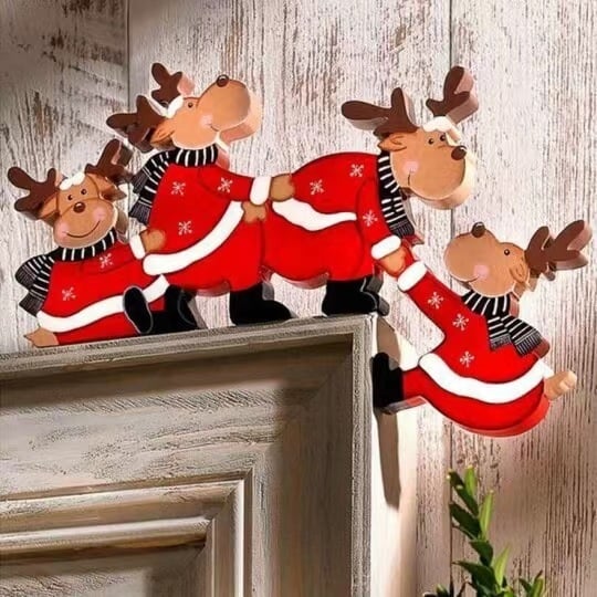 Christmas door frame decoration