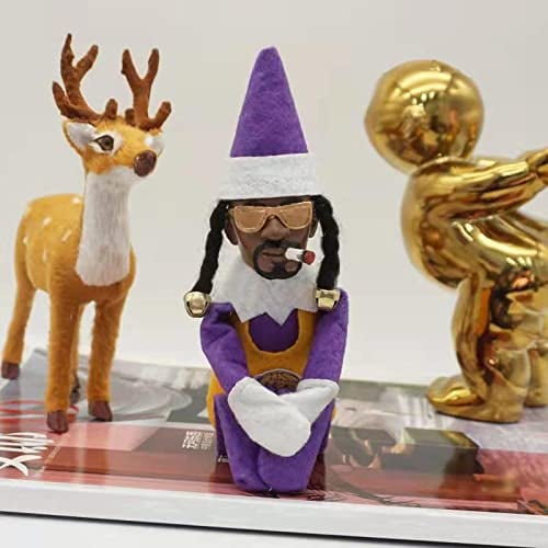 Christmas Gift Snoop On A Stoop Christmas Elf Doll