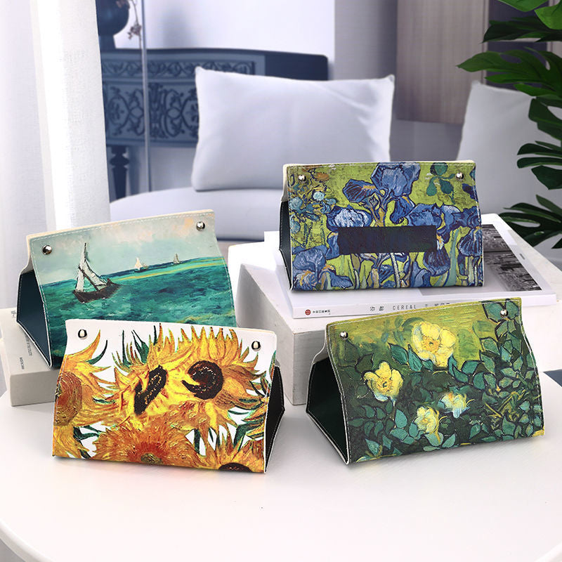 (Christmas Hot Sale - 48% OFF) Oil Painting Tissue Box