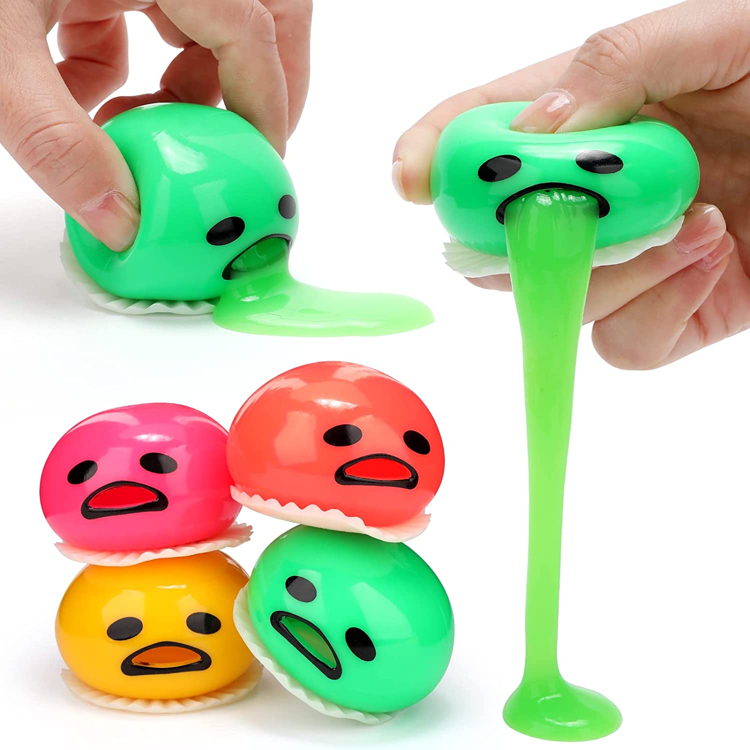 (Christmas Promotions - Buy 5 Get 5 Free) Puking Egg Yolk Stress Toys