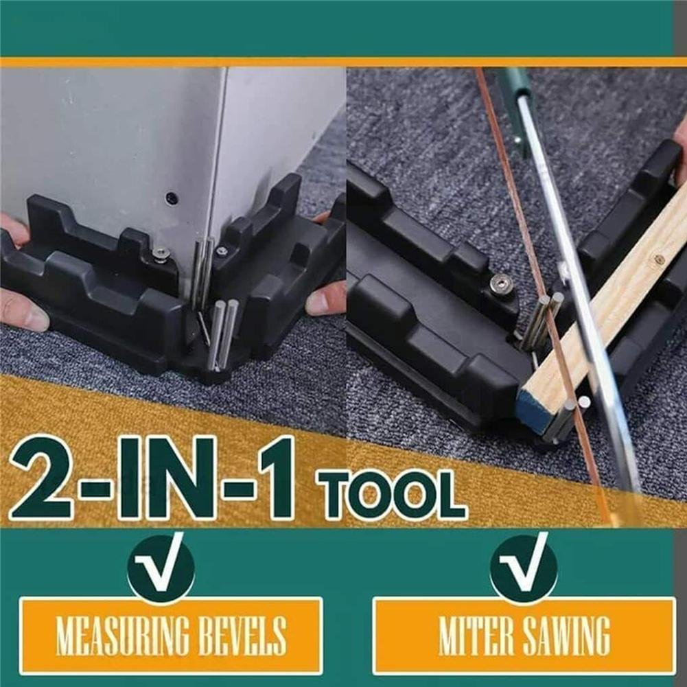 (Christmas Sale- 40% OFF) Carpenter 2 in 1 Miter Measuring Tool