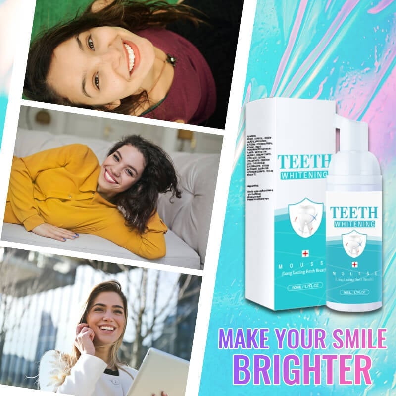 (Christmas Sale 49% OFF) TEETH WHITENING MOUSSE