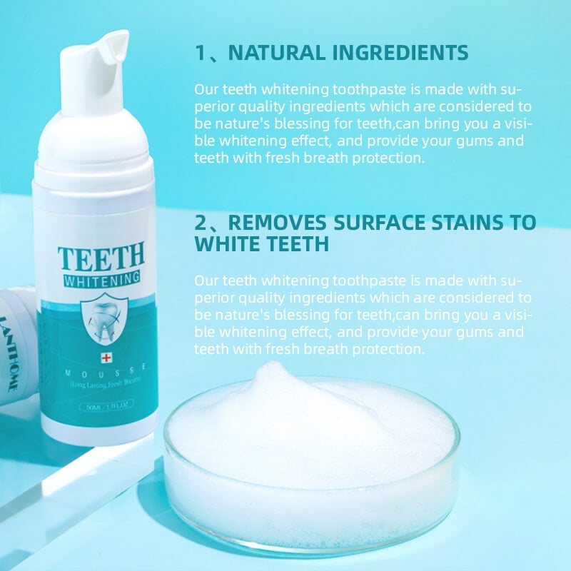 (Christmas Sale 49% OFF) TEETH WHITENING MOUSSE