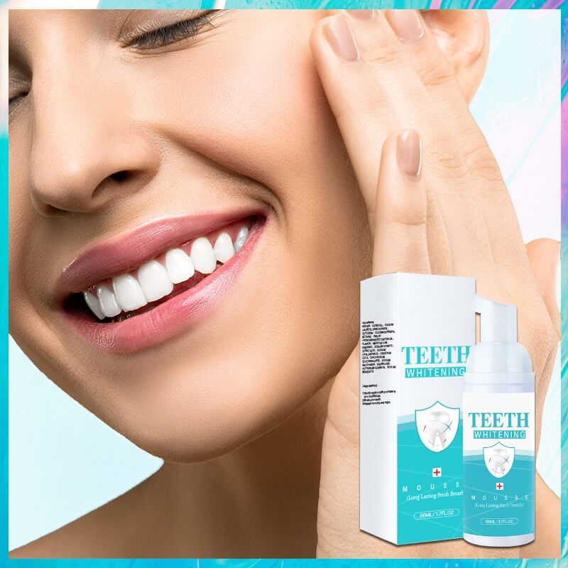 (Christmas Sale 49% OFF) TEETH WHITENING MOUSSE