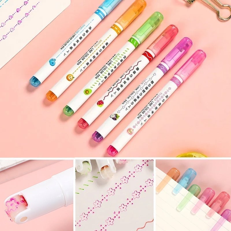 (CHRISTMAS SALE NOW - 50% OFF) Curve Highlighter Pen