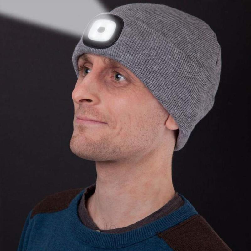 (CHRISTMAS SALE NOW-48% OFF)LED Knitted Beanie Hat-BUY 3 GET 15% OFF