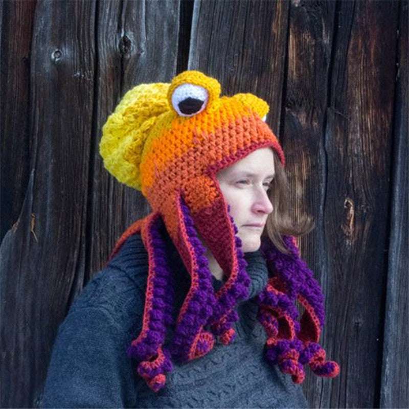 Christmas Sale - Octopus Knitted Hat