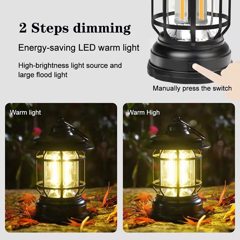 (Christmas Sale-49% OFF) Portable Retro Camping Lamp