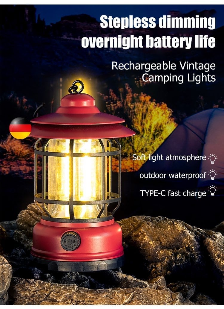 (Christmas Sale-49% OFF) Portable Retro Camping Lamp