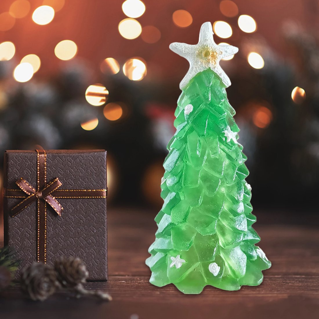 CHRISTMAS SEA GLASS TREE