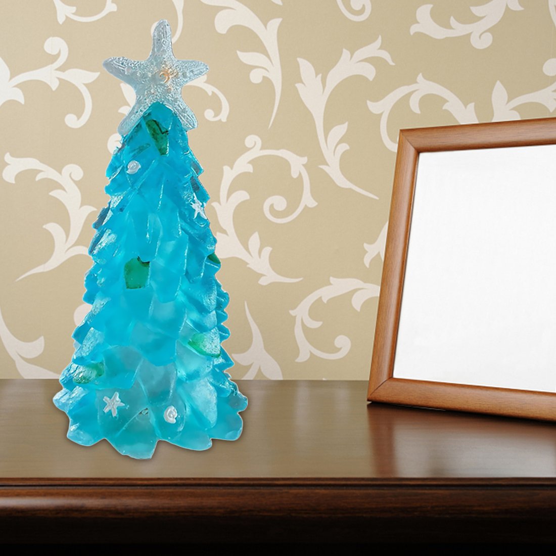 CHRISTMAS SEA GLASS TREE