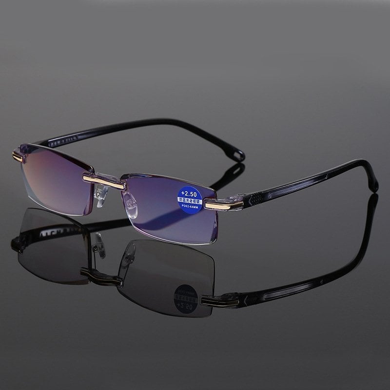 Clarkod Sapphire High Hardness Anti-blue Progressive Far And Near Dual-USe Reading Glasses