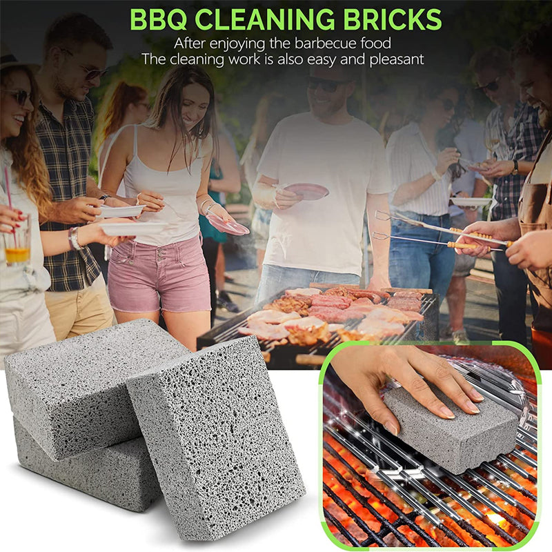 Clearord Grill Griddle Cleaning Brick Block (4 PCS)