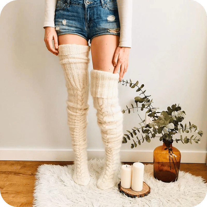 Comfiest Fashion Thigh High Socks