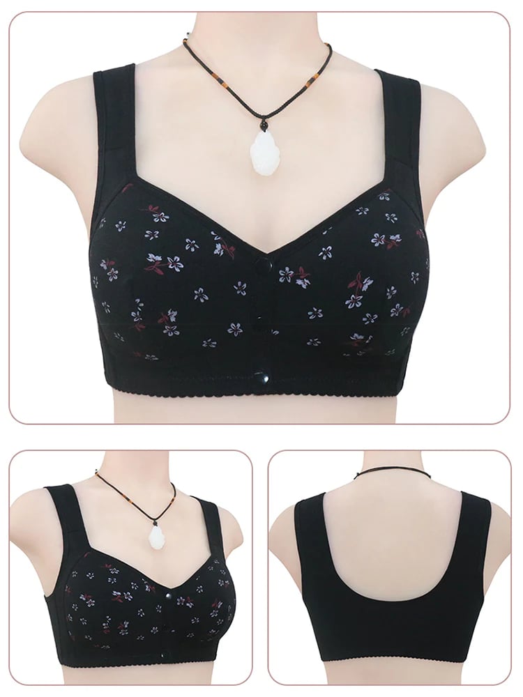 COMFORTABLE & CONVENIENT FRONT BUTTON BRA