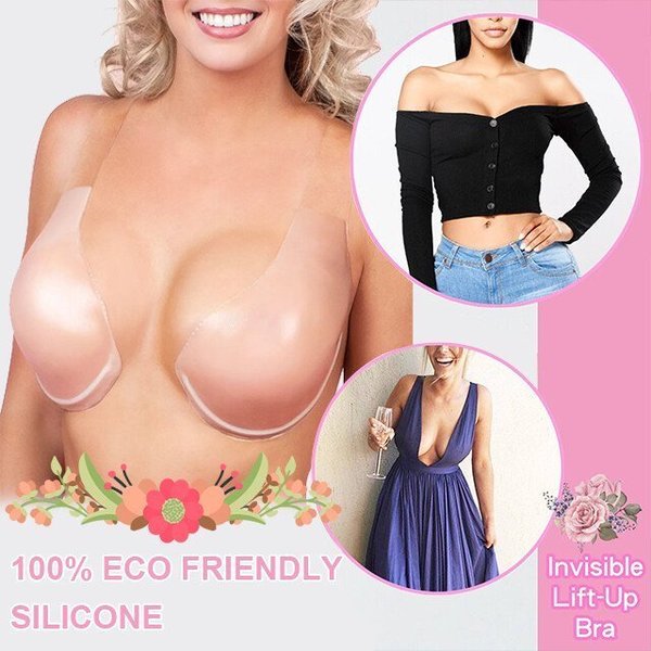 Comfortable Silicone Lift Adhesive Bra (Anti-Sweat & Hypoallergenic)