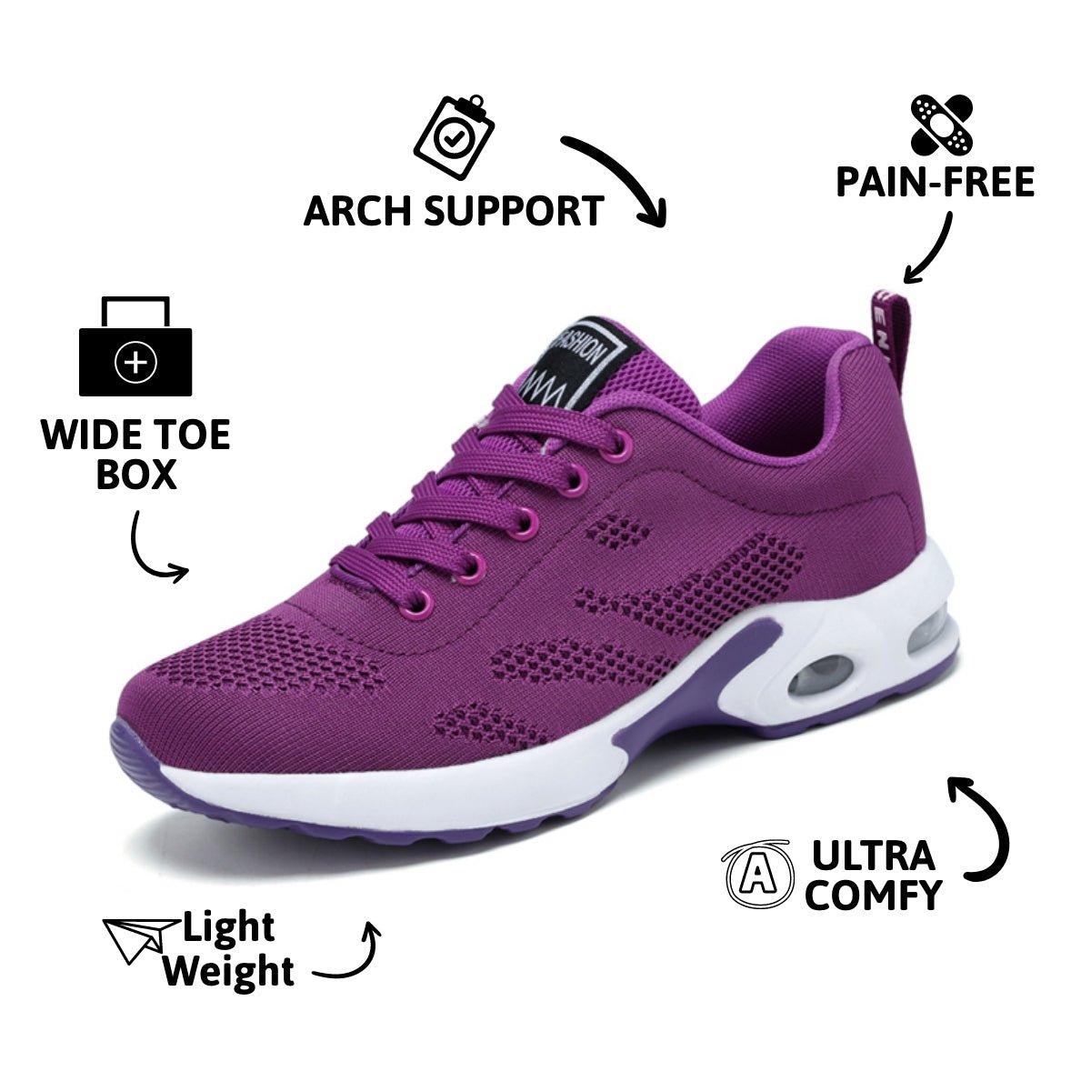 ComforthoFit™ Naomi - Ergonomic Pain Relief Footwear