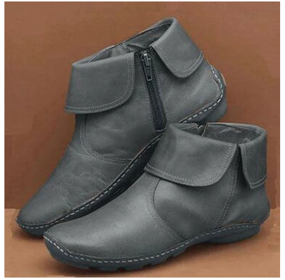 COMFY DAILY MARTIN LEATHER BOOTIES