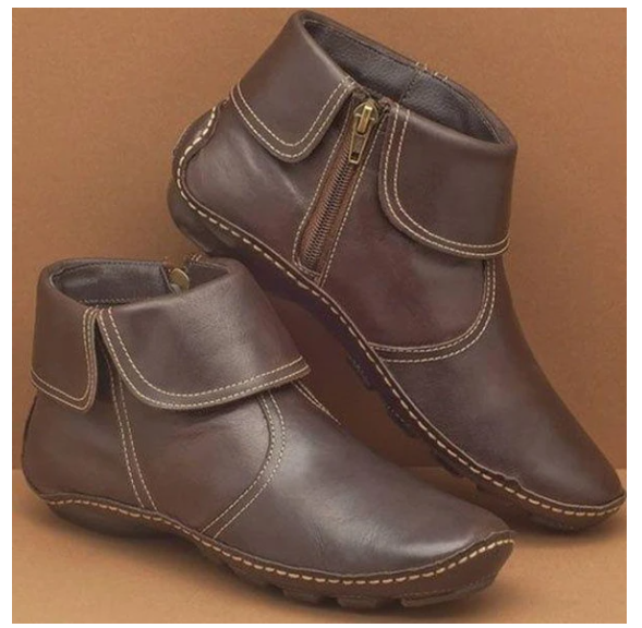 COMFY DAILY MARTIN LEATHER BOOTIES