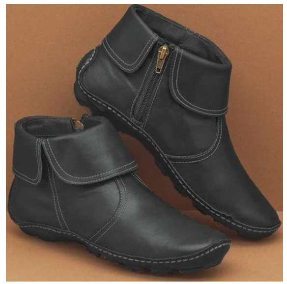 COMFY DAILY MARTIN LEATHER BOOTIES