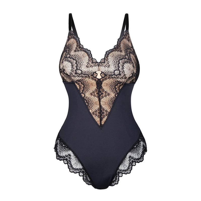 Cooolly 2022 summer Sexy Lace Tummy Control Bodysuit