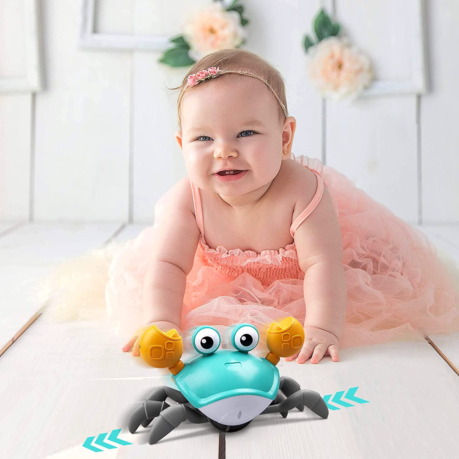 Crawling Crab - Helps with Tummy Time