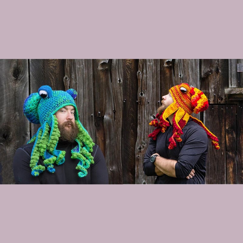 Crochet Octopus Hat - A very good birthday/Christmas gift