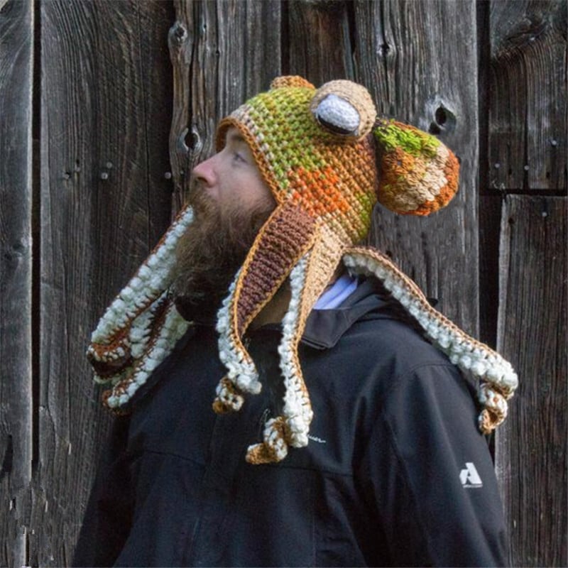 Crochet Octopus Hat - A very good birthday/Christmas gift