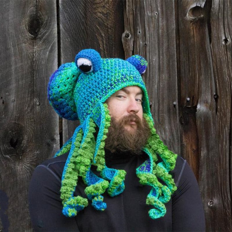 Crochet Octopus Hat - A very good birthday/Christmas gift